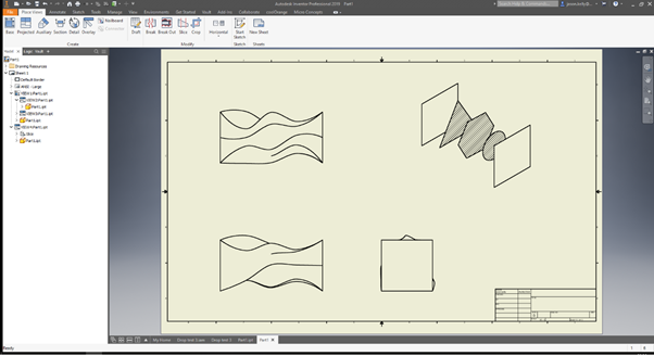 Is is possible to copy this surface into 2D sketch ? | Autodesk Inventor  Users | GrabCAD Groups